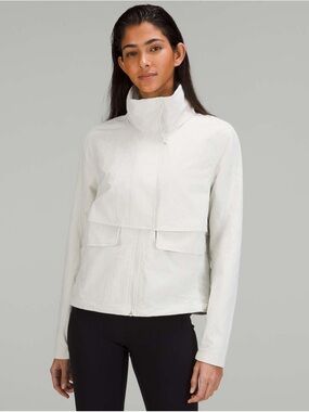 NWT- Lululemon always effortless jacket -bone white - size 4